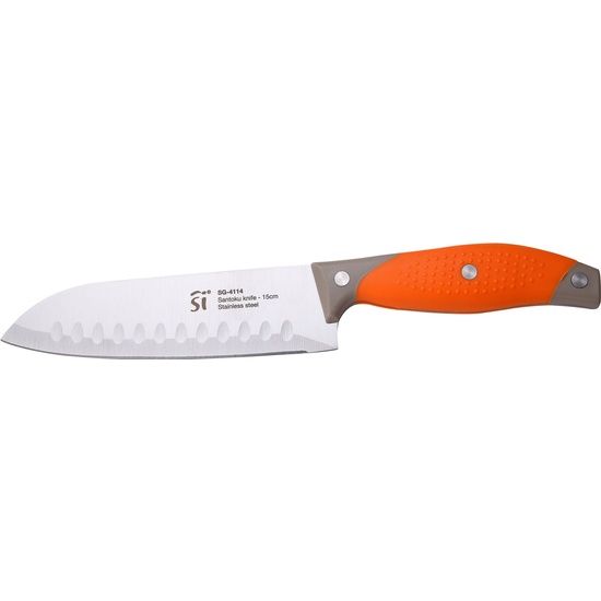 CUCHILLO SANTOKU 17.5CM ACERO INOX VALENCIA image 0