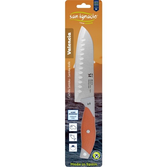 CUCHILLO SANTOKU 17.5CM ACERO INOX VALENCIA image 4