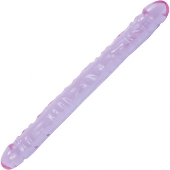 DOUBLE DONG 18 INCH JELLIES PURPLE image 0