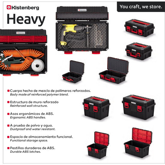 ORGANIZADOR DE HERRAMIENTAS KISTENBERG HEAVY 36X44,5X33,7 image 1