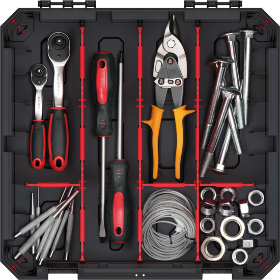 MALETÍN DE HERRAMIENTAS KISTENBERG 40 DIVISORES INDIVIDUALES TITAN ORGANISER 39X39X11 image 3