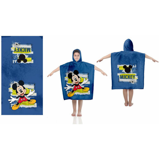 PONCHO TOALLA MICKEY DISNEY ALGODON image 0