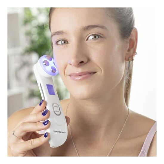 MASAJEADOR FACIAL CON RADIOFRECUENCIA, FOTOTERAPIA Y ELECTROESTIMULACIÓN WACE INNOVAGOODS image 1
