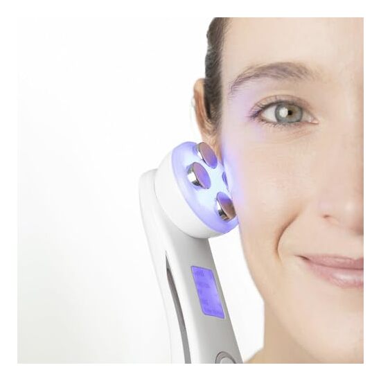 MASAJEADOR FACIAL CON RADIOFRECUENCIA, FOTOTERAPIA Y ELECTROESTIMULACIÓN WACE INNOVAGOODS image 4
