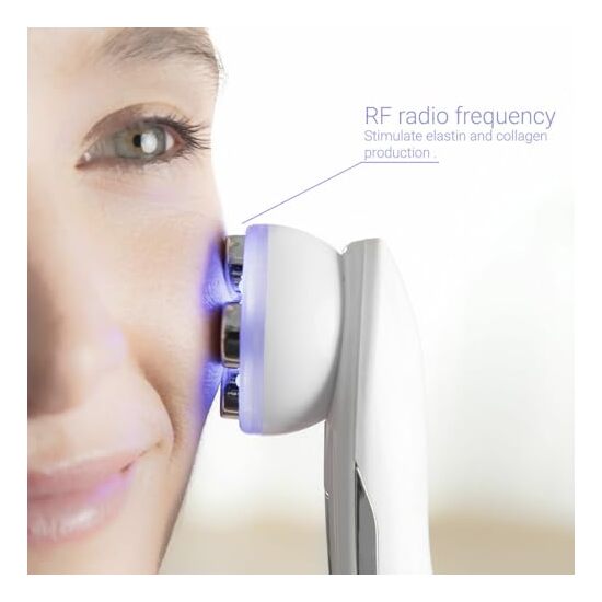 MASAJEADOR FACIAL CON RADIOFRECUENCIA, FOTOTERAPIA Y ELECTROESTIMULACIÓN WACE INNOVAGOODS image 5