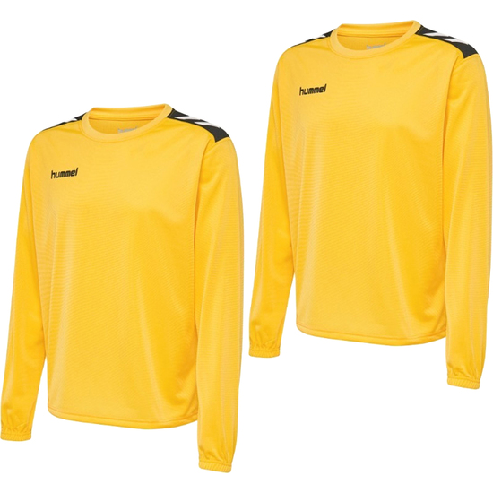 10A-12A - 2X SUDADERA HUMMEL® AMARILLO 100% POLIÉSTER image 0