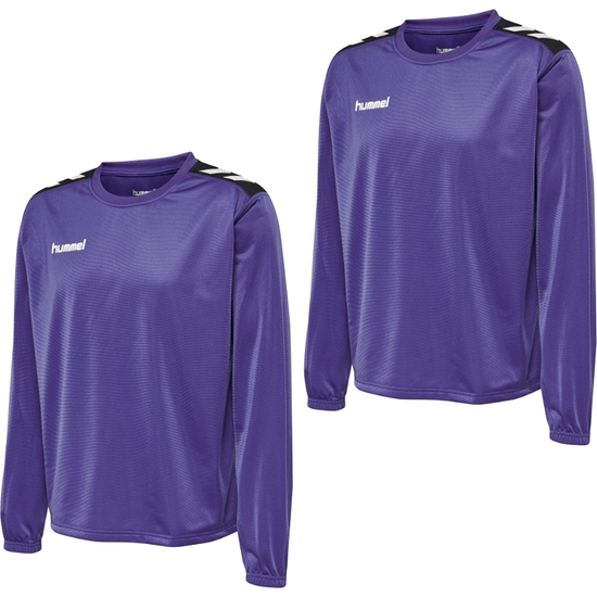 2X SUDADERA HUMMEL® MORADA 100% POLIÉSTER image 0