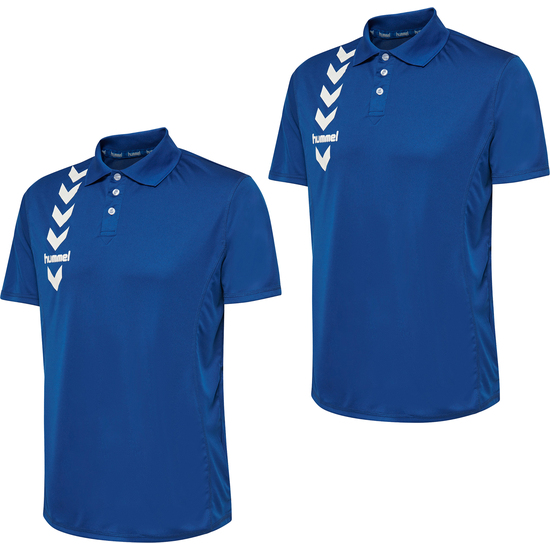 6A-8A - 2X POLO HUMMEL® AZUL EN POLIÉSTER image 0