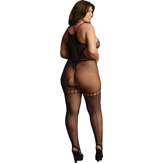 LE DESIR DUO NET HIGH NECK BODYSTOCKING image 1