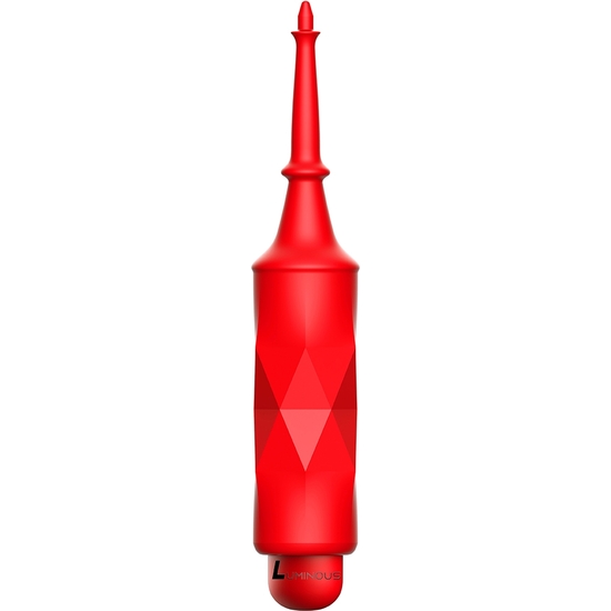 CIRCE - ABS BULLET WITH SILICONE SLEEVE - 10-SPEEDS - RED image 0