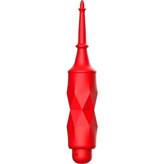 CIRCE - ABS BULLET WITH SILICONE SLEEVE - 10-SPEEDS - RED image 5