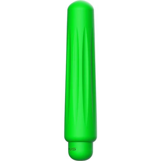 DELIA - ABS BULLET WITH SILICONE SLEEVE - 10-SPEEDS - GREEN image 5