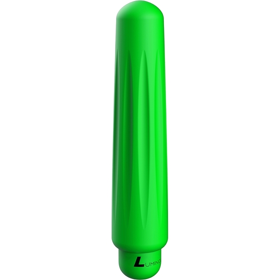 DELIA - ABS BULLET WITH SILICONE SLEEVE - 10-SPEEDS - GREEN image 6