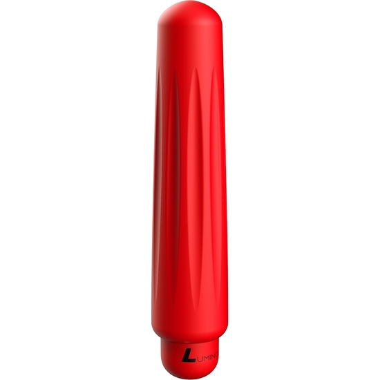 DELIA - ABS BULLET WITH SILICONE SLEEVE - 10-SPEEDS - RED image 6