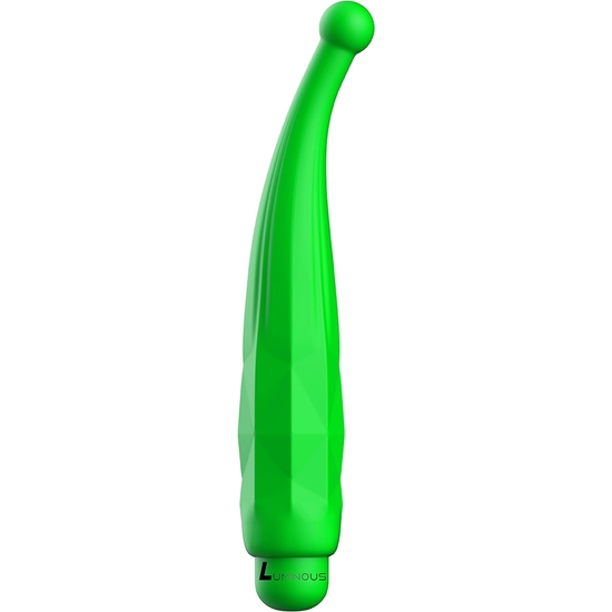 LYRA - ABS BULLET WITH SILICONE SLEEVE - 10-SPEEDS - GREEN image 0
