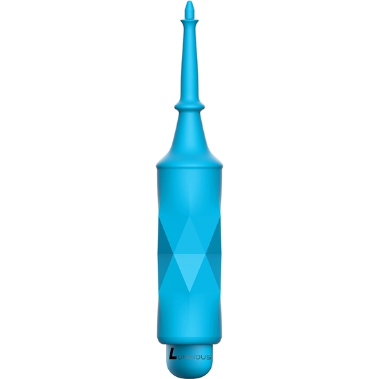 CIRCE - ABS BULLET WITH SILICONE SLEEVE - 10-SPEEDS - TURQUOISE image 0