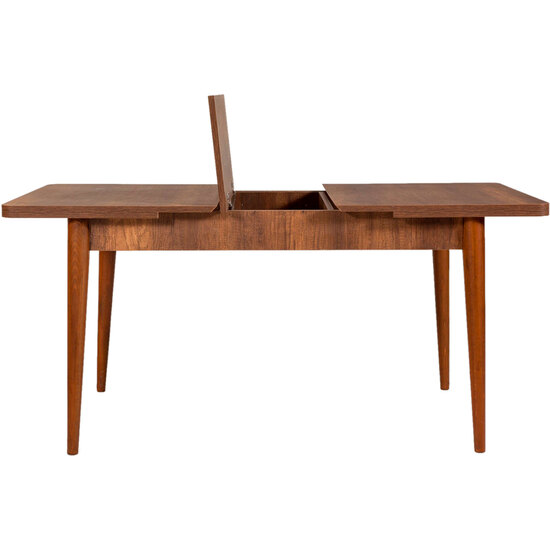 MESA DE COMEDOR CON OPCION DE ABRIRSE, PATAS DE MADERA WELLHOME. image 4