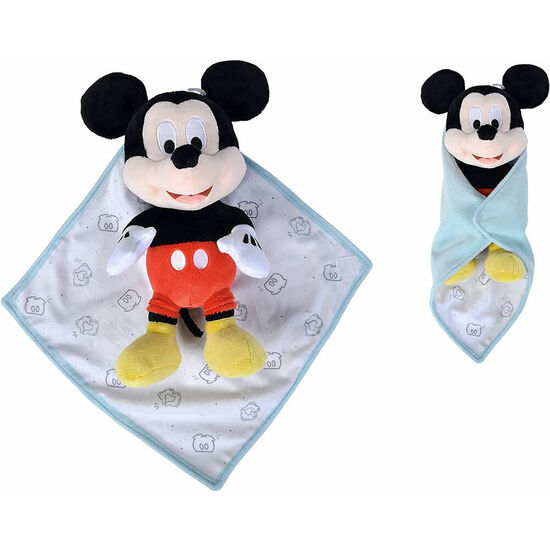 PELUCHE CON MANTITA MICKEY DISNEY 25CM image 0