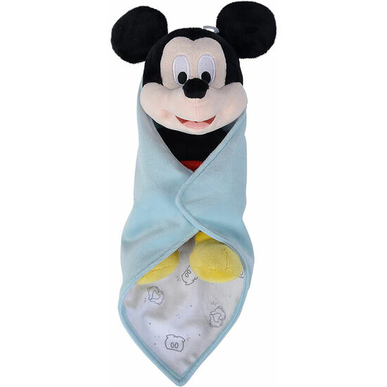 PELUCHE CON MANTITA MICKEY DISNEY 25CM image 1