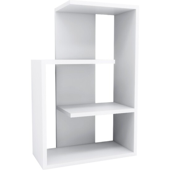 LIBRERÍA,100% TABLERO DE AGLOMERADO RECHAPADO EN MELAMINA, COLOR BLANCO image 0