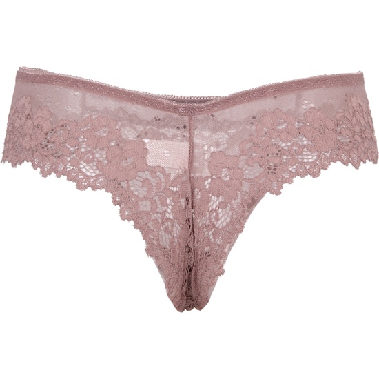 L-XL BRAGUITAS DE ENCAJE FLORAL ROSA SEXY image 4