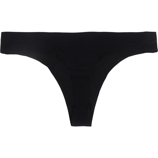 TANGA DE ALTA CALIDAD DE COLOR SÓLIDO NEGRO image 6