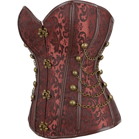 CORSET FAIZA MARRÓN image 1