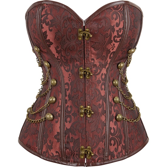 CORSET FAIZA MARRÓN image 0