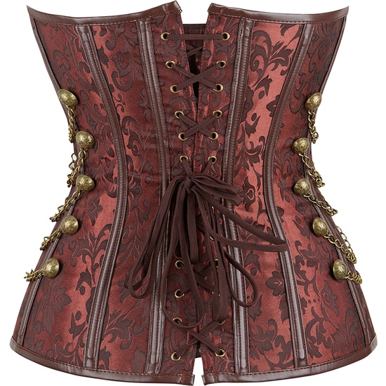 CORSET FAIZA MARRÓN image 2