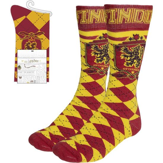 CALCETINES HARRY POTTER GRYFFINDOR RED image 0