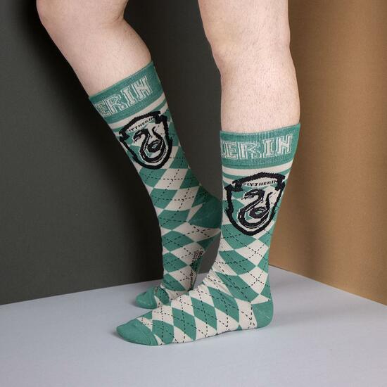 CALCETINES HARRY POTTER SLYTHERIN GREEN image 1