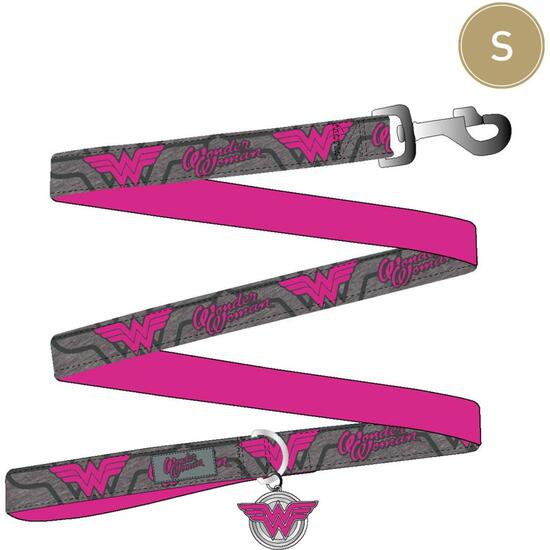 CORREA PARA PERROS S WONDER WOMAN DARK PINK image 0