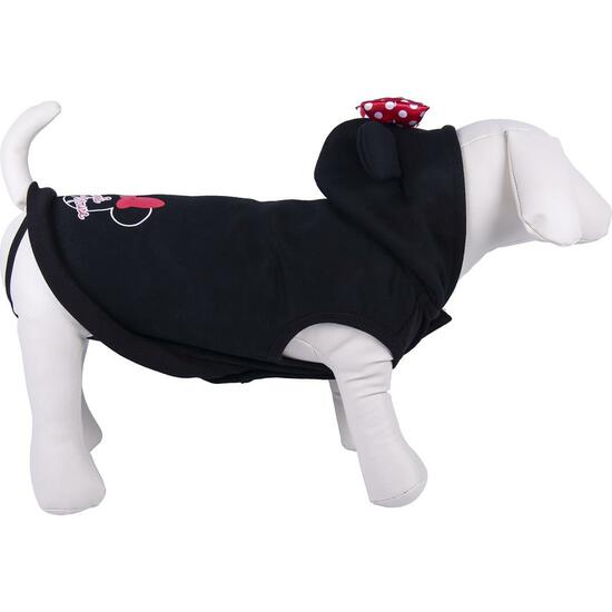 SUDADERA PARA PERRO XXS COTTON BRUSHED MINNIE BLACK image 5