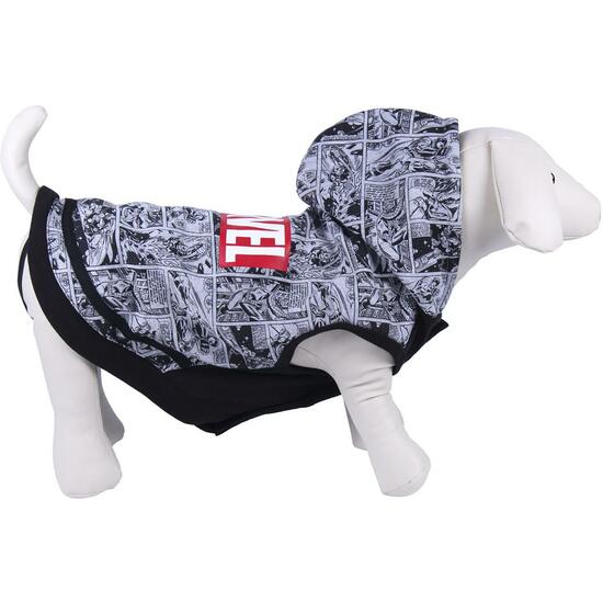 SUDADERA PARA PERRO XS COTTON BRUSHED MARVEL GREY image 2