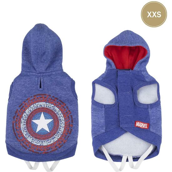 SUDADERA PARA PERRO XXS MARVEL BLUE image 0