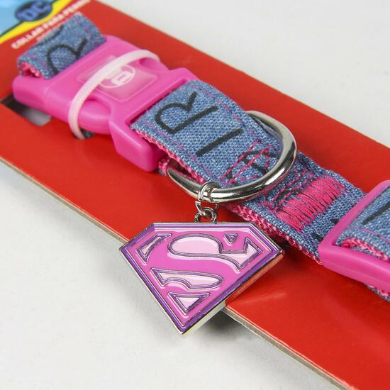 COLLAR PARA PERROS XXS/XS SUPERMAN PINK image 3