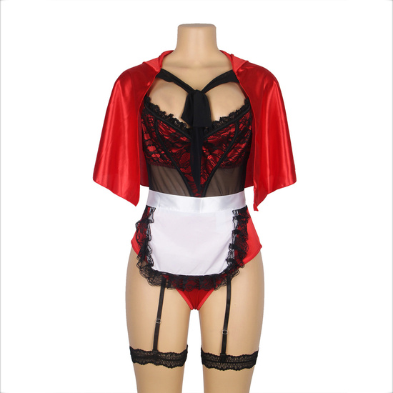 HALLOWEEN NAVIDAD ADULTO CAPERUCITA ROJA DISFRACES COSPLAY image 0