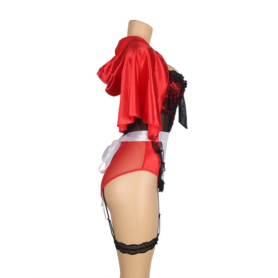 HALLOWEEN NAVIDAD ADULTO CAPERUCITA ROJA DISFRACES COSPLAY image 1