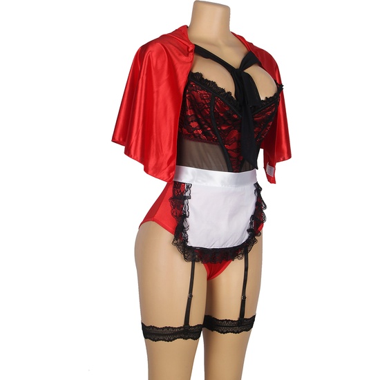 HALLOWEEN NAVIDAD ADULTO CAPERUCITA ROJA DISFRACES COSPLAY image 2