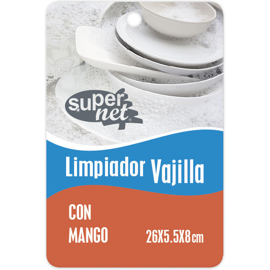 LIMPIADOR PLATOS PLASTICO SUPERNET image 3