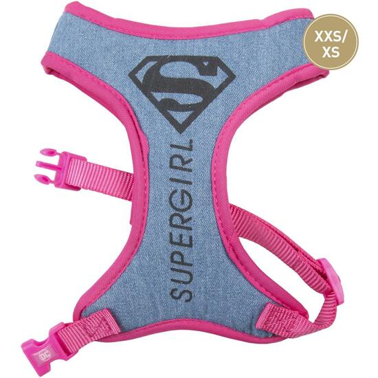 ARNÉS PARA PERROS XXS/XS SUPERMAN PINK image 0
