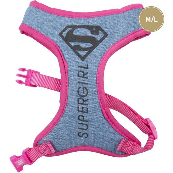 ARNÉS PARA PERROS M/L SUPERMAN PINK image 0