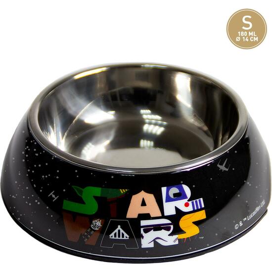 COMEDERO PARA PERRO S STAR WARS BLACK image 0