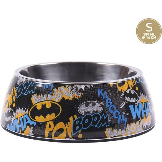 COMEDERO PARA PERRO S BATMAN BLACK image 0