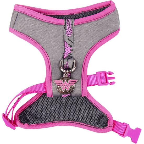 ARNÉS PARA PERROS XXS/XS WONDER WOMAN DARK PINK image 1