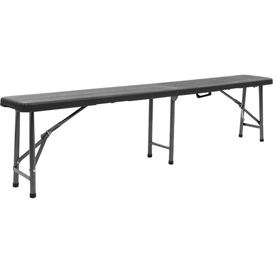 BANCO PLEGABLE MULTIFUNCIONAL 183 X 28 X 43 CM, ACABADO EFECTO MADERA MARRÓN image 0