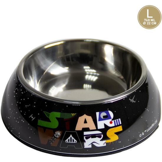 COMEDERO PARA PERRO L STAR WARS MULTICOLOR image 0