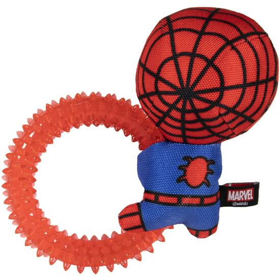 MORDEDOR PARA PERRO SPIDERMAN RED image 1