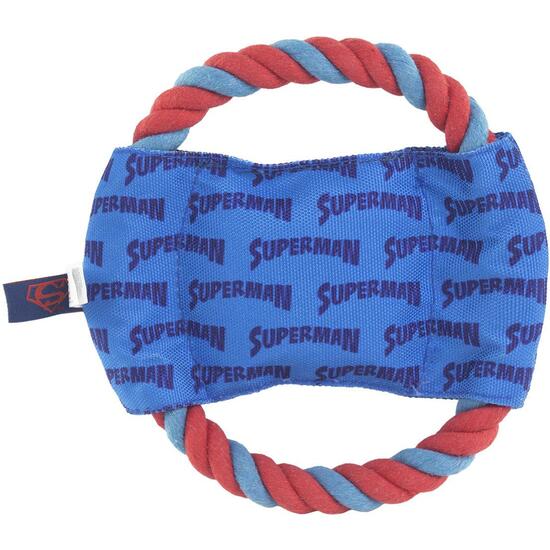 CUERDA DENTAL PARA PERRO SUPERMAN BLUE image 1