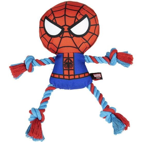 CUERDA DENTAL PARA PERRO SPIDERMAN RED image 0